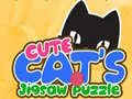 Logħba Puzzle ta' Cats Cute onlajn