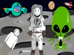 Logħba Stickman fl-ispazju onlajn