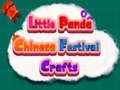 Logħba Panda Żgħir Artigjanat Ċiniż tal-Festival onlajn