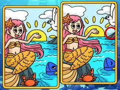 Logħba Mermaids Isibu l-Iffirenza onlajn Logħba Mermaids Isibu l-Iffirenza onlajn