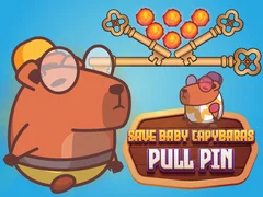Logħba Isalva t-tarbija capybara Pull Pin onlajn