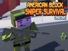 Logħba Survivenza Online ta' Sniper Amerikana F'Blokki onlajn