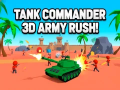 Logħba Kmandant tat-Tank 3d Army Rush! onlajn