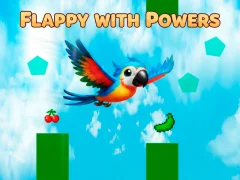 Logħba Flappy b'Poteri onlajn