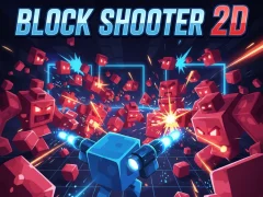 Logħba Blokk Shooter 2D onlajn
