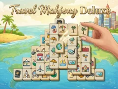 Logħba Ivvjaġġar Mahjong Deluxe onlajn