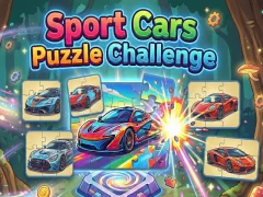 Logħba Sport Cars Puzzle Challenge onlajn