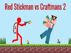 Logħba Red Stickman vs Craftsman 2 onlajn