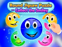 Logħba Round jigsaw Puzzle — Iġbor l-Smiley onlajn