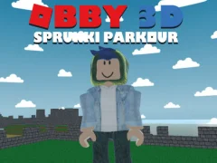 Logħba OBBY 3D Sprunki Parkour onlajn