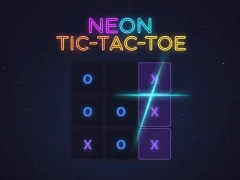 Logħba Neon Tic-Tac-Toe onlajn