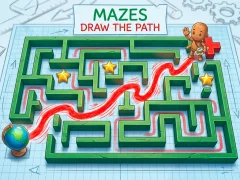 Logħba Mazes Draw The Path onlajn