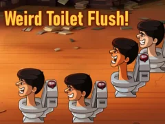 Logħba Flush tat-tojlit stramb! onlajn