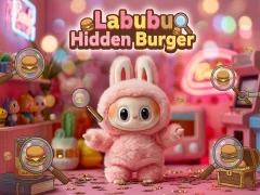 Logħba Labubu Hidden Burger onlajn