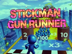 Logħba Stickman Gun Runner onlajn