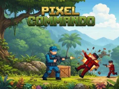 Logħba Pixel Commando onlajn