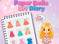 Logħba Paper Dolls Djarju DIY onlajn