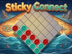 Logħba Sticky Connect onlajn