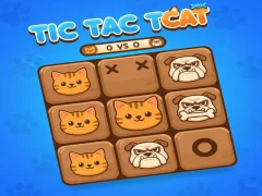 Logħba Tic Tac Toe Cat onlajn