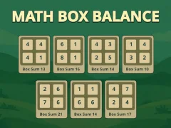Logħba Bilanċ tal-Kaxxa tal-Matematika onlajn