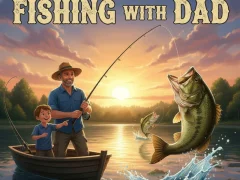 Logħba Sajd mal-papà onlajn