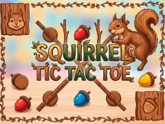 Logħba Squirrel Tic Tac Toe onlajn