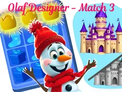 Logħba Olaf Designer — Match 3 onlajn