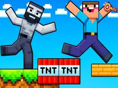 Logħba Noob: Parkour Tricks onlajn