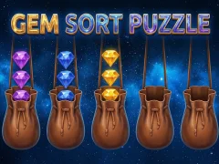 Logħba Gem Sort Puzzle onlajn