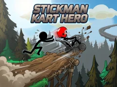Logħba Stickman Kart Hero onlajn