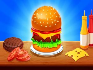 Logħba Burger Cafe onlajn