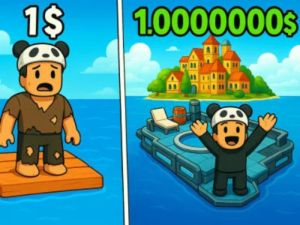 Logħba Roblox: Tycoon Raft onlajn