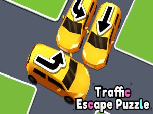 Logħba Puzzle tal-ħarba tat-traffiku onlajn