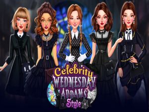 Logħba Ċelebrità l-Erbgħa Addams Stil onlajn