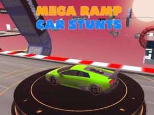 Logħba Mega Rampa Car Stunts onlajn