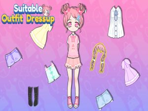 Logħba Dressup tal-ilbies adattat onlajn