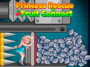 Logħba Princess Rescue Fruit Connect onlajn