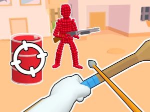 Logħba Stickman Archer: L-isparar ta 'vleġeġ fir-Reds onlajn