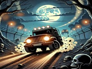 Logħba Karozza tat-tlielaq li teqred zombie onlajn