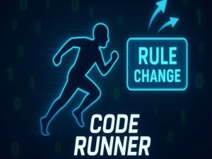 Logħba Konfużjoni binarja tal-kodiċi runner onlajn