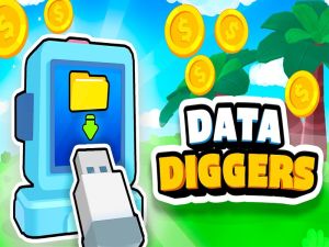 Logħba Diggers tad-dejta onlajn