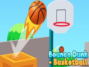 Logħba Bounce dunk basketball onlajn