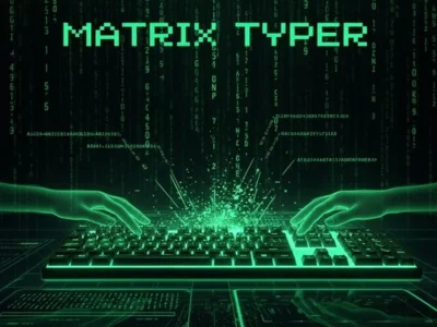 Logħba Logħba Matrix Typer onlajn