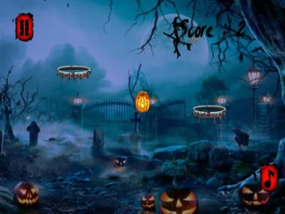 Logħba Flappy Halloween Run onlajn