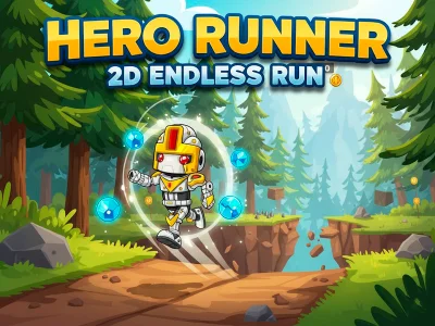 Logħba Eroj Runner 2D Endless Run onlajn
