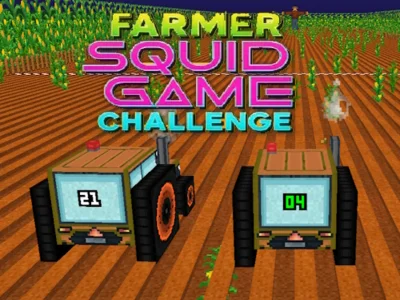 Logħba Farmer Squid Game Isfida onlajn