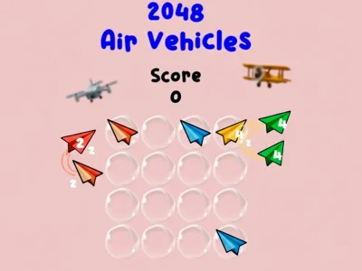 Logħba 2048 Vetturi tal-Ajru onlajn