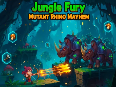 Logħba Ġungla Fury Mutant Rhino Mayhem onlajn