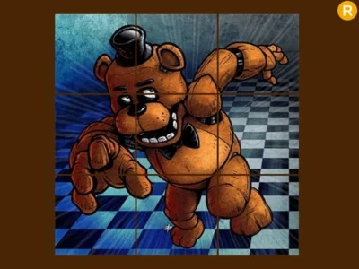 Logħba Fnaf Freddy Jiżżerżaq Puzzle onlajn