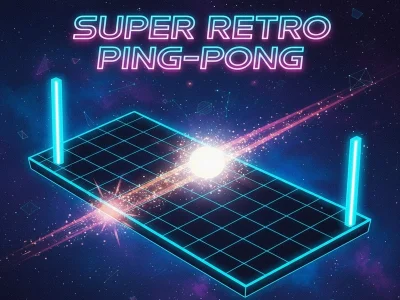 Logħba Super Retro Ping-pong onlajn